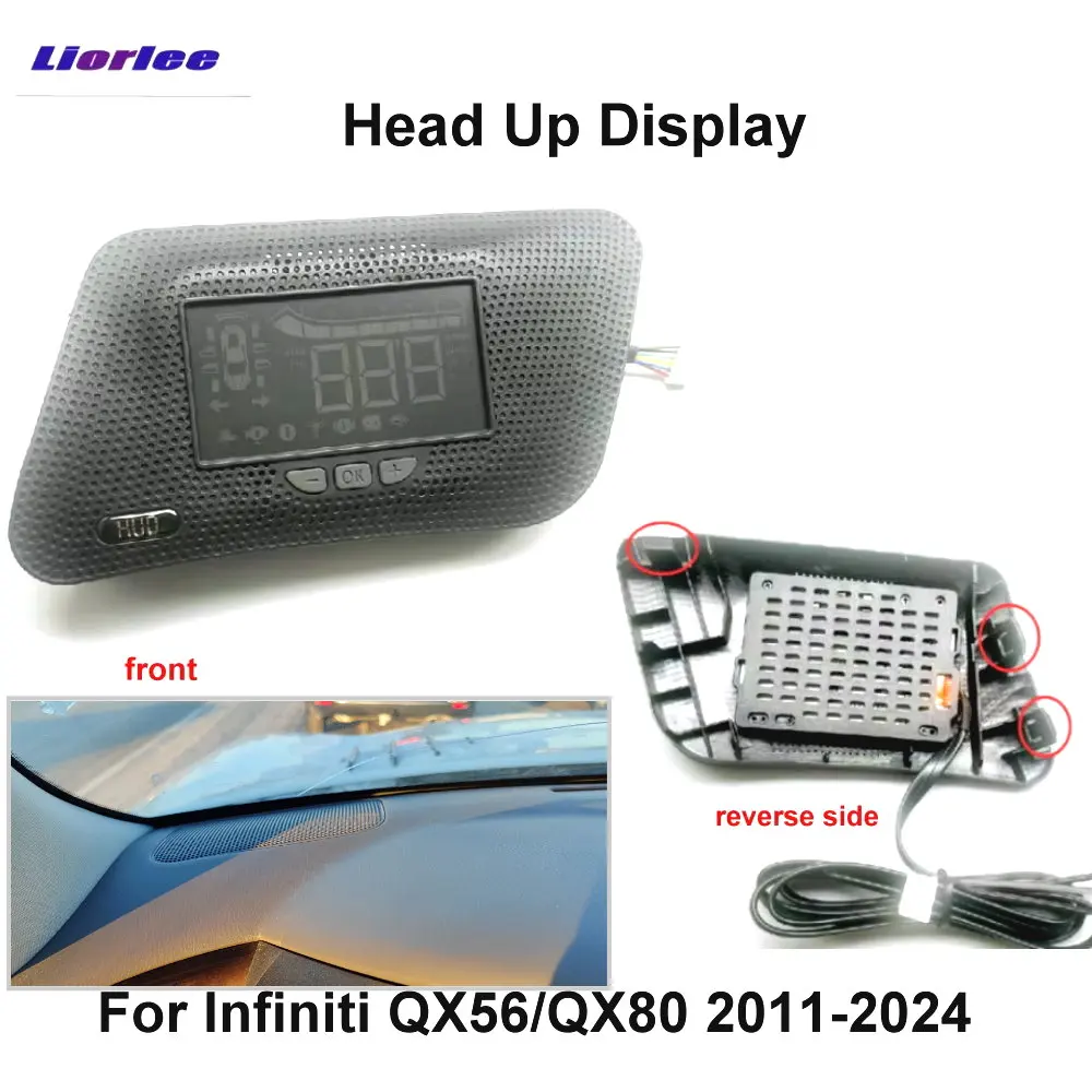 For Infiniti QX56/QX80 2011-2024 Black/Gray Car Head Up Display HUD Auto Accessories Windshield Projector Safe Driving Screen
For Infiniti QX56/QX80 2011-2024 Black/Gray Car Head Up Display HUD Auto Accessories Windshield Projector Safe Driving Screen
