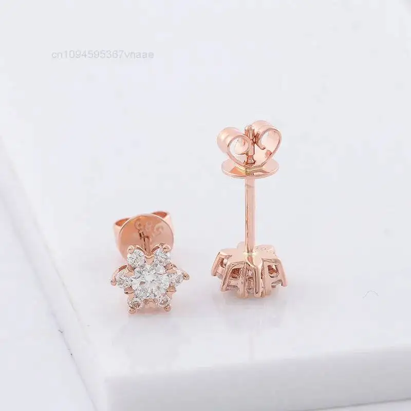 Sparkling Moissanite Jewelry 18 Gold Plated Moissanite Earrings Women's Fashion Earrings for Gift & Daily Wear
Sparkling Moissanite Jewelry 18 Gold Plated Moissanite Earrings Women's Fashion Earrings for Gift & Daily Wear