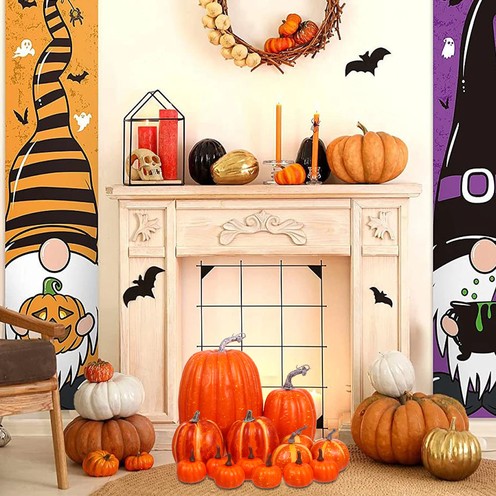 14 Pcs Simulation Foam Pumpkin Fall Statues Party Supplies Faux Harvest Pumpkins Artificial Vegetables Autumn Decor Mini Craft
14 Pcs Simulation Foam Pumpkin Fall Statues Party Supplies Faux Harvest Pumpkins Artificial Vegetables Autumn Decor Mini Craft