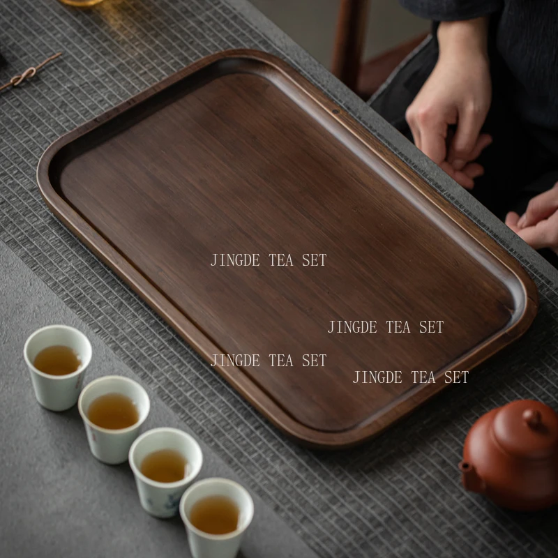 Thickened Bamboo Tea Tray Teaset Accessories Japanese Rectangular Kung Fu Teaset Tray Home Multifunctional Walnut Colored Tray
Thickened Bamboo Tea Tray Teaset Accessories Japanese Rectangular Kung Fu Teaset Tray Home Multifunctional Walnut Colored Tray