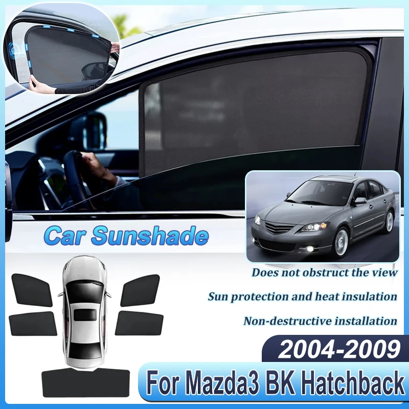 Car Window Sunshades For Mazda3 BK Hatchback Accessories 2004-2009 2006 2008 Visor Mesh Heat Insulation Windshield Frame Curtain
Car Window Sunshades For Mazda3 BK Hatchback Accessories 2004-2009 2006 2008 Visor Mesh Heat Insulation Windshield Frame Curtain
