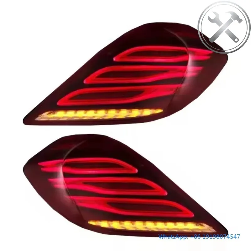 Full Size Sedan W222 2014‑2017 Full LED Taillights Assembly Red Background Sequential DRL Upgrade 6000K Waterproof Auto Spare
Full Size Sedan W222 2014‑2017 Full LED Taillights Assembly Red Background Sequential DRL Upgrade 6000K Waterproof Auto Spare