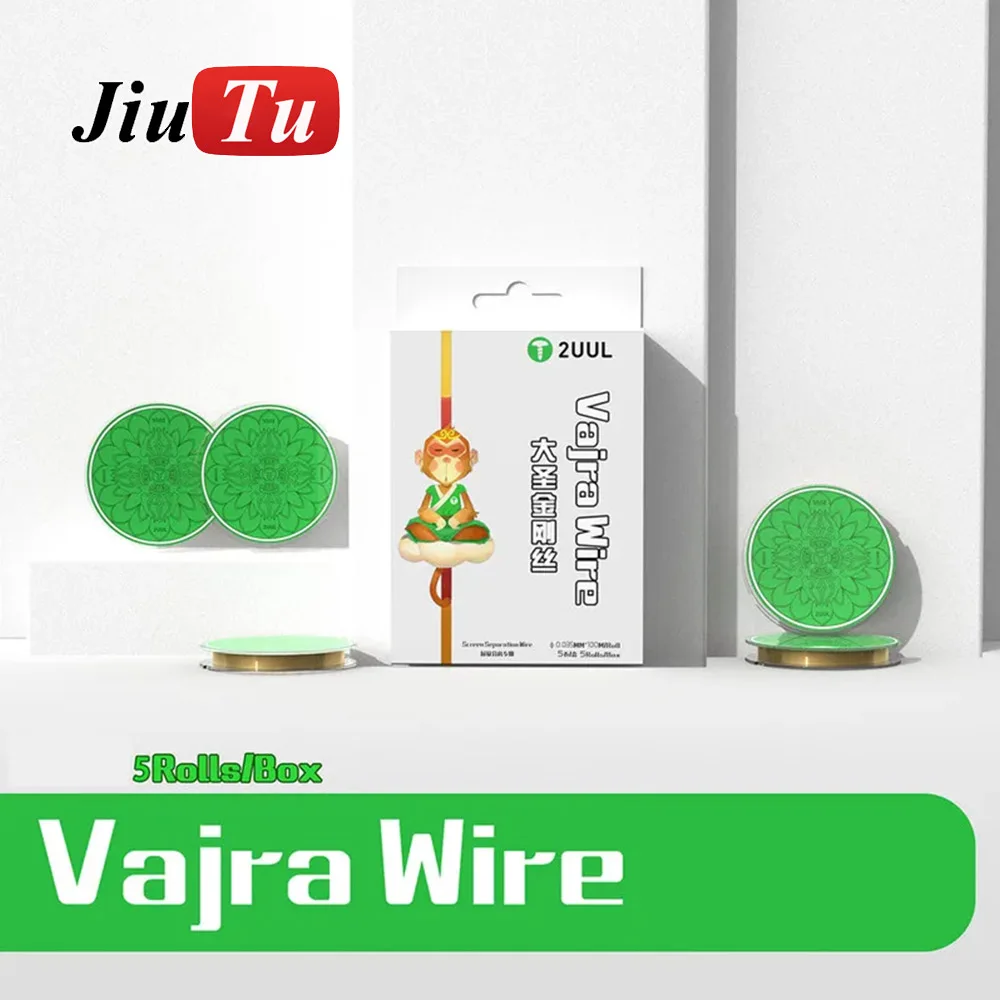 2UUL DA21 Vajra Screen Separation Wire Tools for Mobile Phone Screen Separation 5Rolls/Box High Tough LCD Removing Cutting Line
2UUL DA21 Vajra Screen Separation Wire Tools for Mobile Phone Screen Separation 5Rolls/Box High Tough LCD Removing Cutting Line