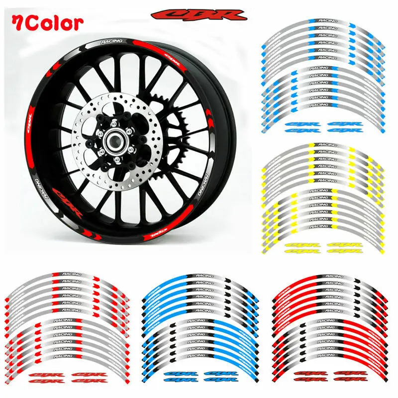 Наклейки на мотоцикл, наклейки для HONDA CBR, МОТОЦИКЛ RIM, 17 полосок, наклейки на колеса, наклейки на ленту
Наклейки на мотоцикл, наклейки для HONDA CBR, МОТОЦИКЛ RIM, 17 полосок, наклейки на колеса, наклейки на ленту