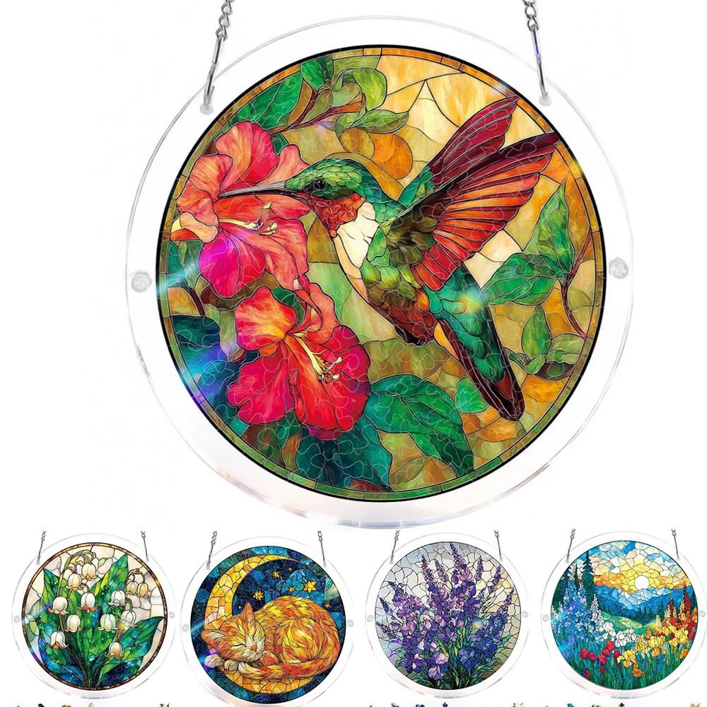Flower Bird Acrylic Jigsaw Suncatcher Window Hanging Ornament Wall Art Decor for Bedroom Living Room Balcony Home Decoration
Flower Bird Acrylic Jigsaw Suncatcher Window Hanging Ornament Wall Art Decor for Bedroom Living Room Balcony Home Decoration