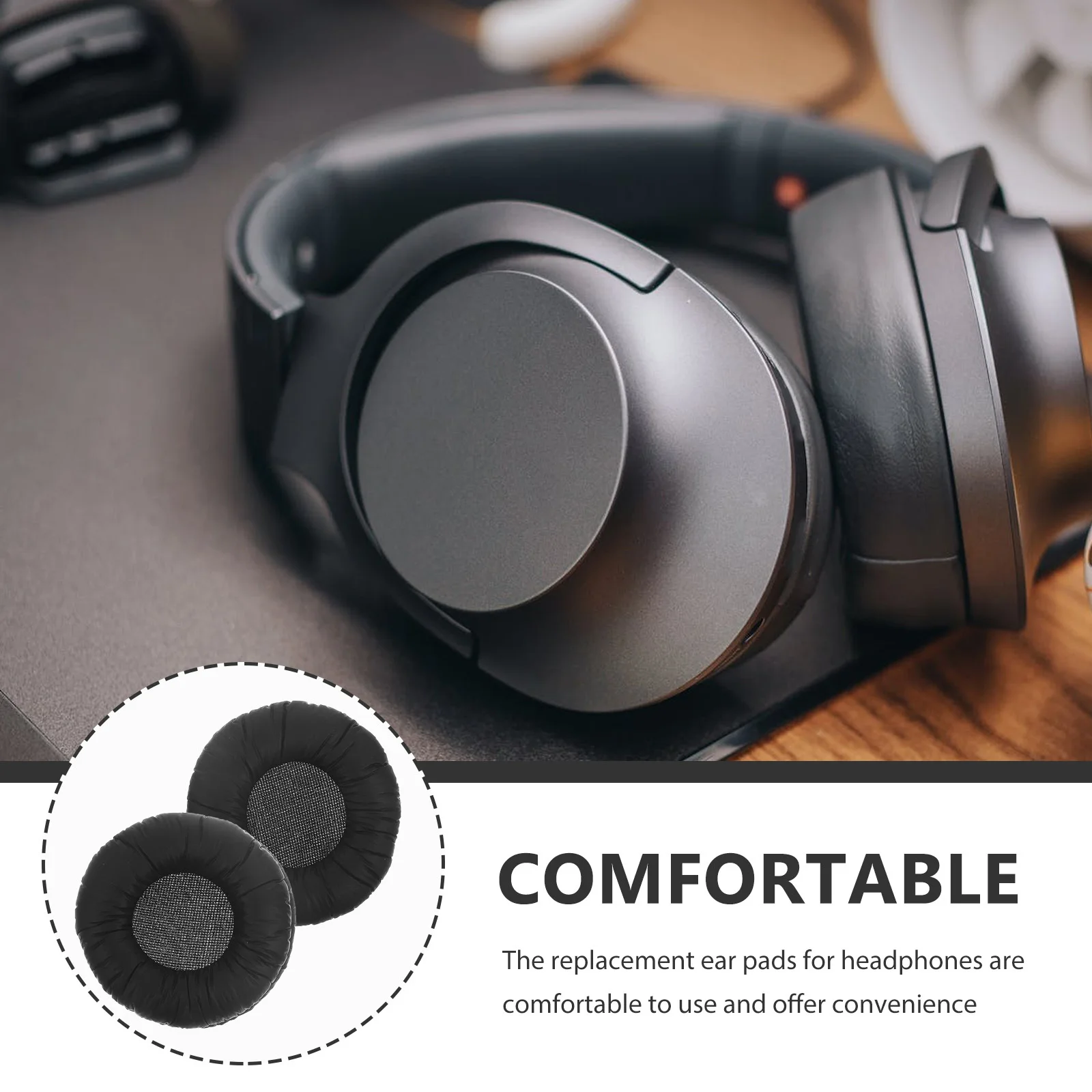 2pcs Replacement Ear Pads For Headphones 50Mm Pu Sponge Mesh Cloth Ear Cushions Long Lasting Headphone Covers Headphone Earpads
2pcs Replacement Ear Pads For Headphones 50Mm Pu Sponge Mesh Cloth Ear Cushions Long Lasting Headphone Covers Headphone Earpads