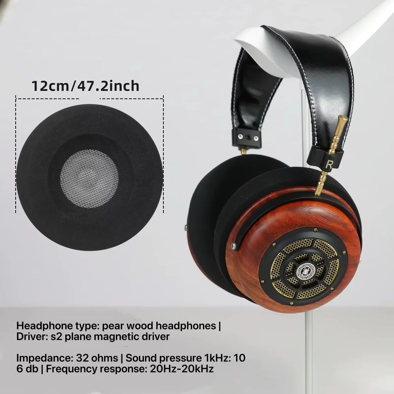 OKCSC Spider Flat Headband Rosewood Woodland Speaker Hi-Fi Wired Subwoofer Hi-Fi Headphones
OKCSC Spider Flat Headband Rosewood Woodland Speaker Hi-Fi Wired Subwoofer Hi-Fi Headphones