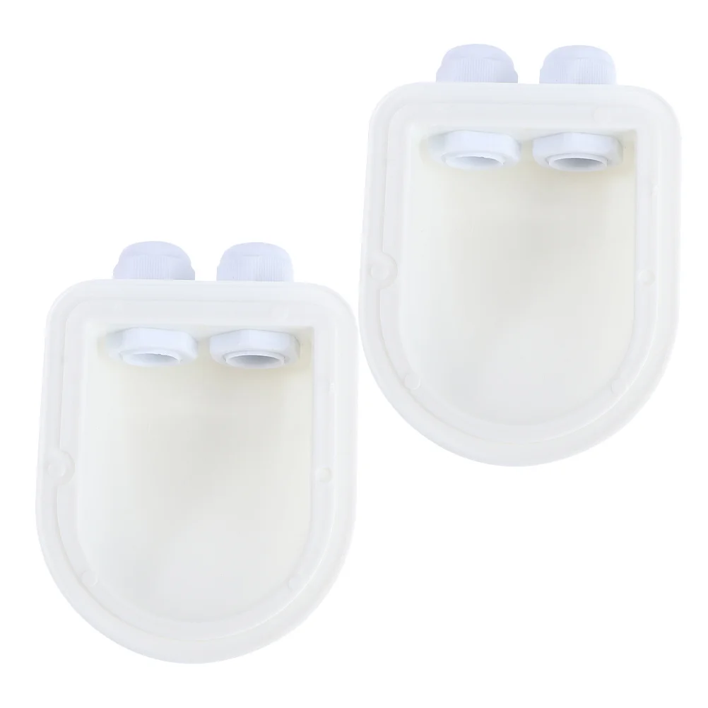2Pcs Roof Wire Entry Glands Dual Channel Solar Panel Accessory Weatherproof Cable Gland for Rv Boat Cabin Installation
2Pcs Roof Wire Entry Glands Dual Channel Solar Panel Accessory Weatherproof Cable Gland for Rv Boat Cabin Installation