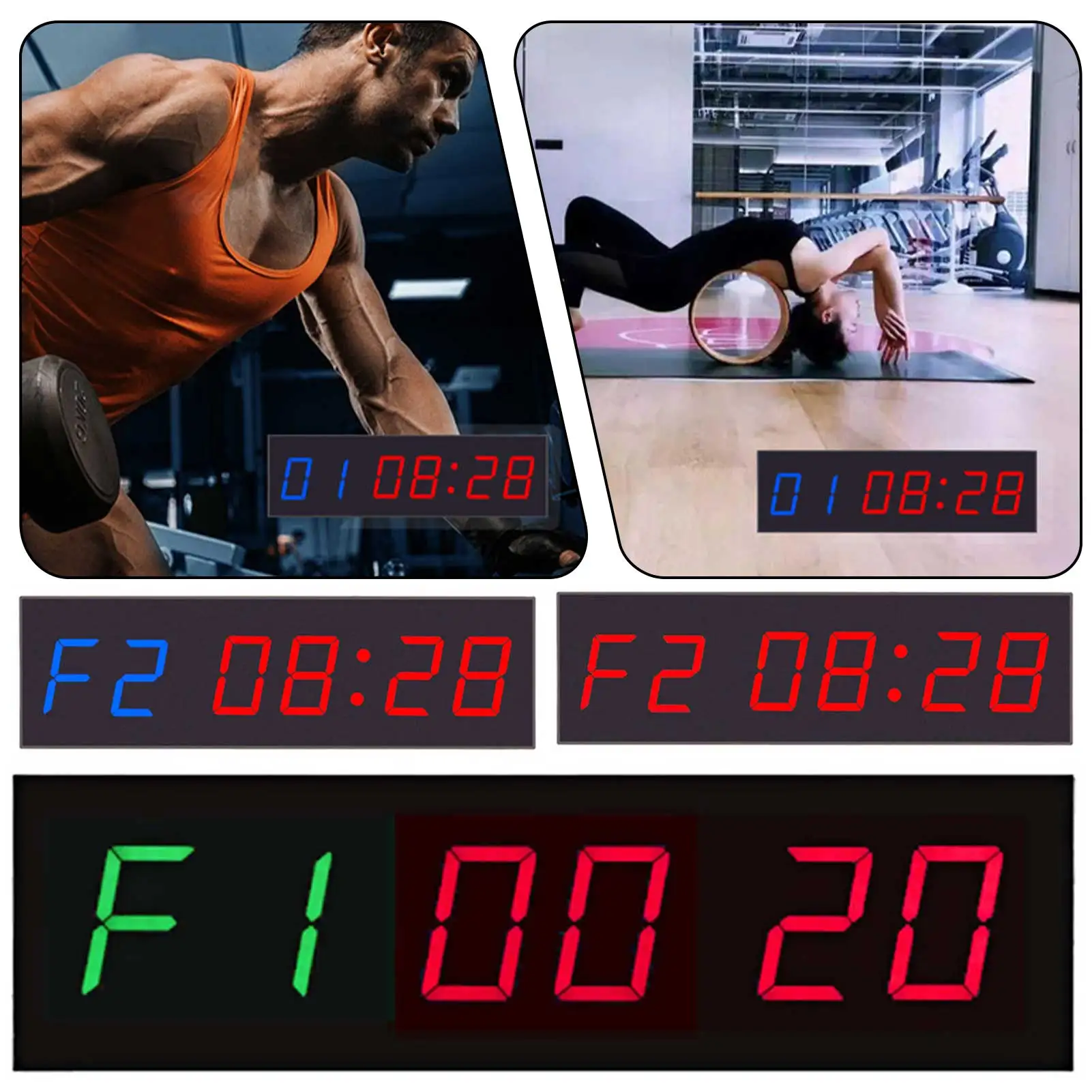 Sports Digital Timer With Remote 6 Digit LED Wall Digital Timer Stopwatch Clock For Fitness Sports
Sports Digital Timer With Remote 6 Digit LED Wall Digital Timer Stopwatch Clock For Fitness Sports