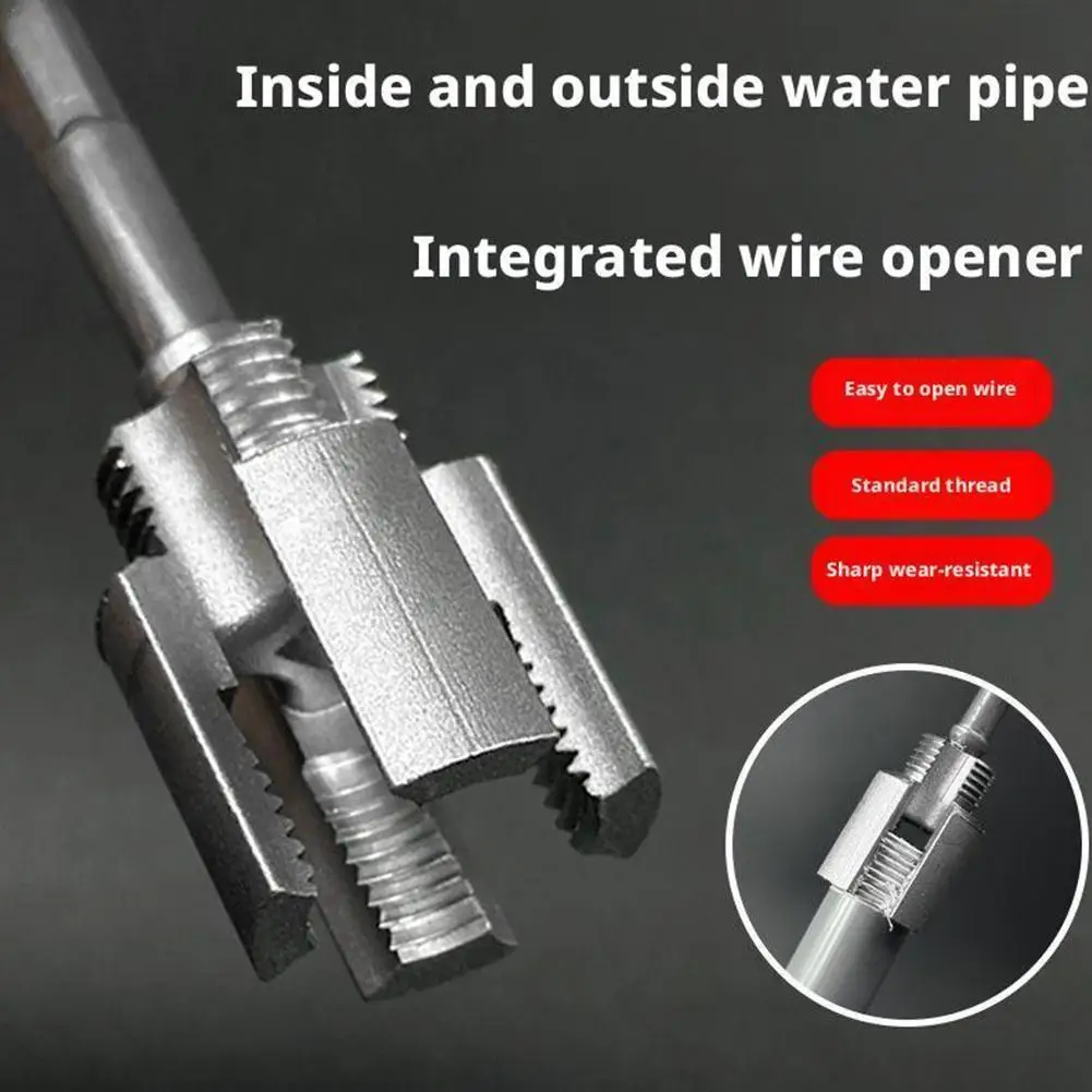 Threader Versatile Four-to-six-point Water Pipes Universal Thread Cutting Tools Water Pipe Tap Precision Threading
Threader Versatile Four-to-six-point Water Pipes Universal Thread Cutting Tools Water Pipe Tap Precision Threading