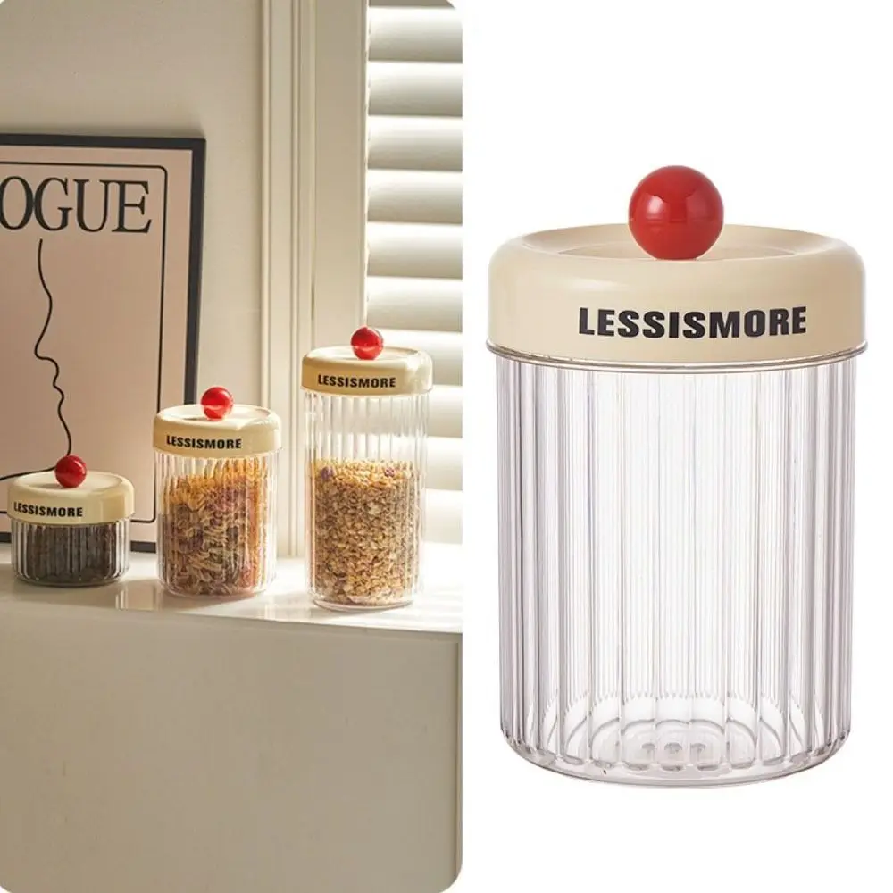 Plastic Kitchen Sealed Jars Large Capacity Moisture-proof Beans Storage Jars Round Clear Tea Seasoning Tank Dry Spices
Plastic Kitchen Sealed Jars Large Capacity Moisture-proof Beans Storage Jars Round Clear Tea Seasoning Tank Dry Spices