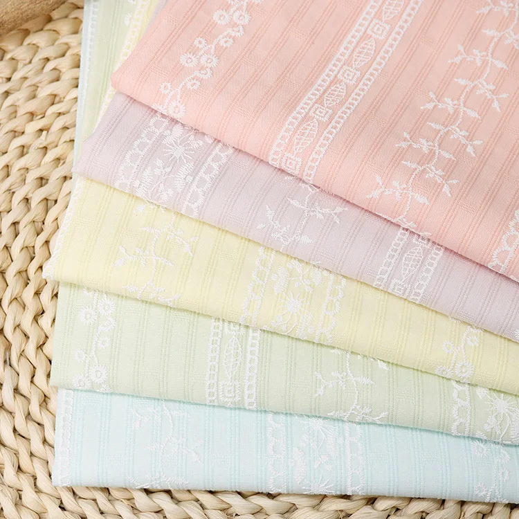 New Pastoral Style DIY Stripe Pure Cotton Fabric Jacquard Pattern Handmade for Clothes Bag Pants Skirt Sewing Printing Fabric
New Pastoral Style DIY Stripe Pure Cotton Fabric Jacquard Pattern Handmade for Clothes Bag Pants Skirt Sewing Printing Fabric