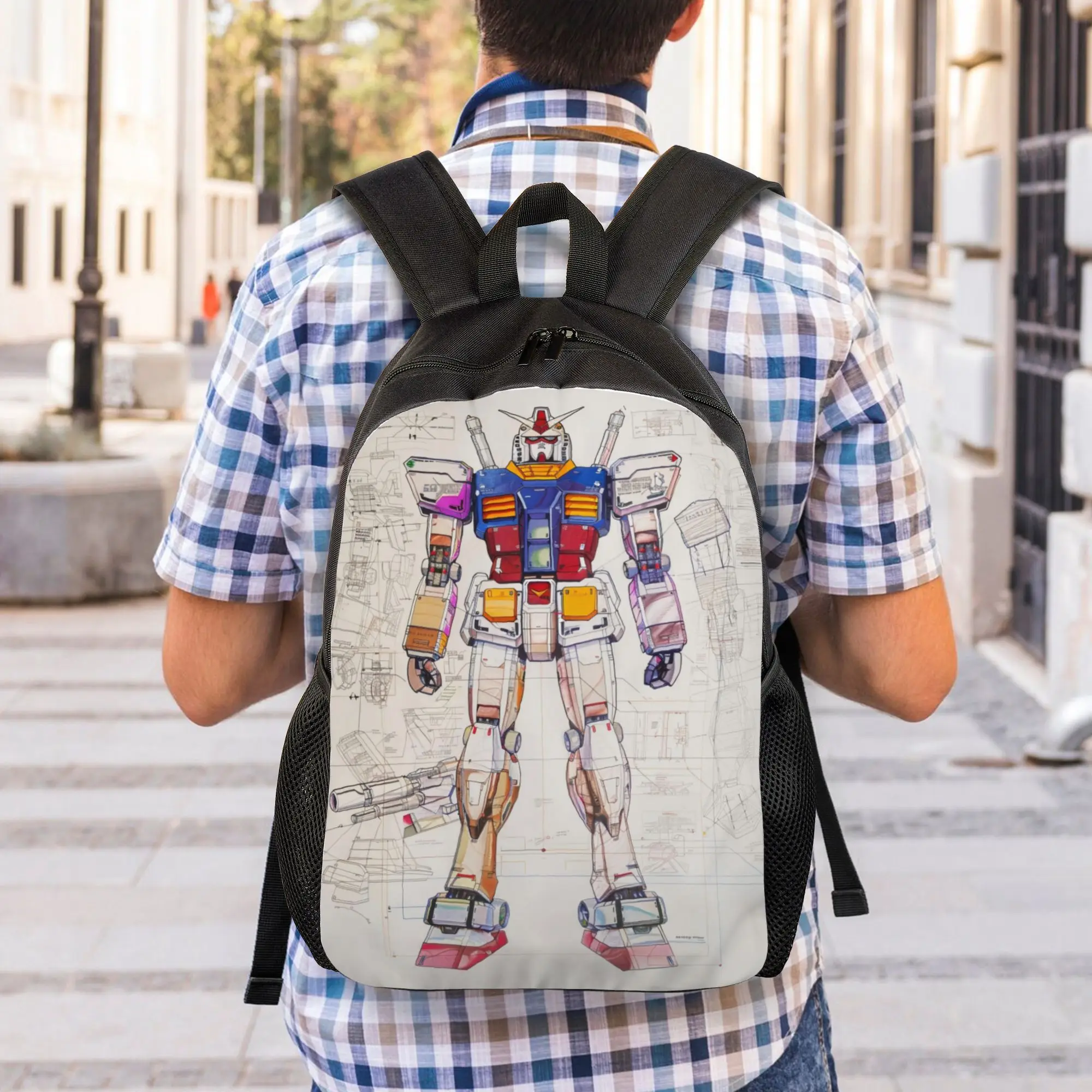 BANDAI Laptop Bag Back to school season Gundam 10 Kawaii Backpack
BANDAI Laptop Bag Back to school season Gundam 10 Kawaii Backpack