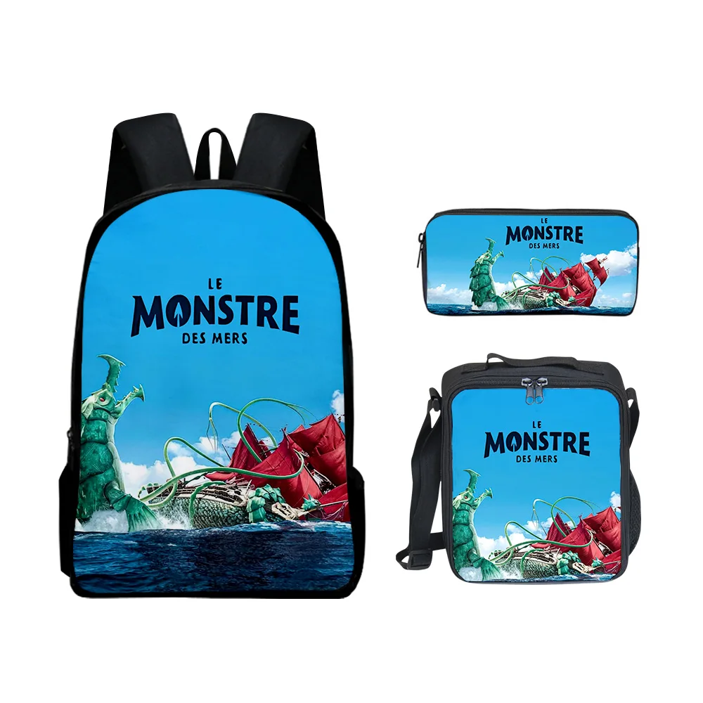 Creative Fashion Novelty the sea beast 3D Print 3pcs/Set pupil School Bags Laptop Daypack Backpack Lunch bag Pencil Case
Creative Fashion Novelty the sea beast 3D Print 3pcs/Set pupil School Bags Laptop Daypack Backpack Lunch bag Pencil Case