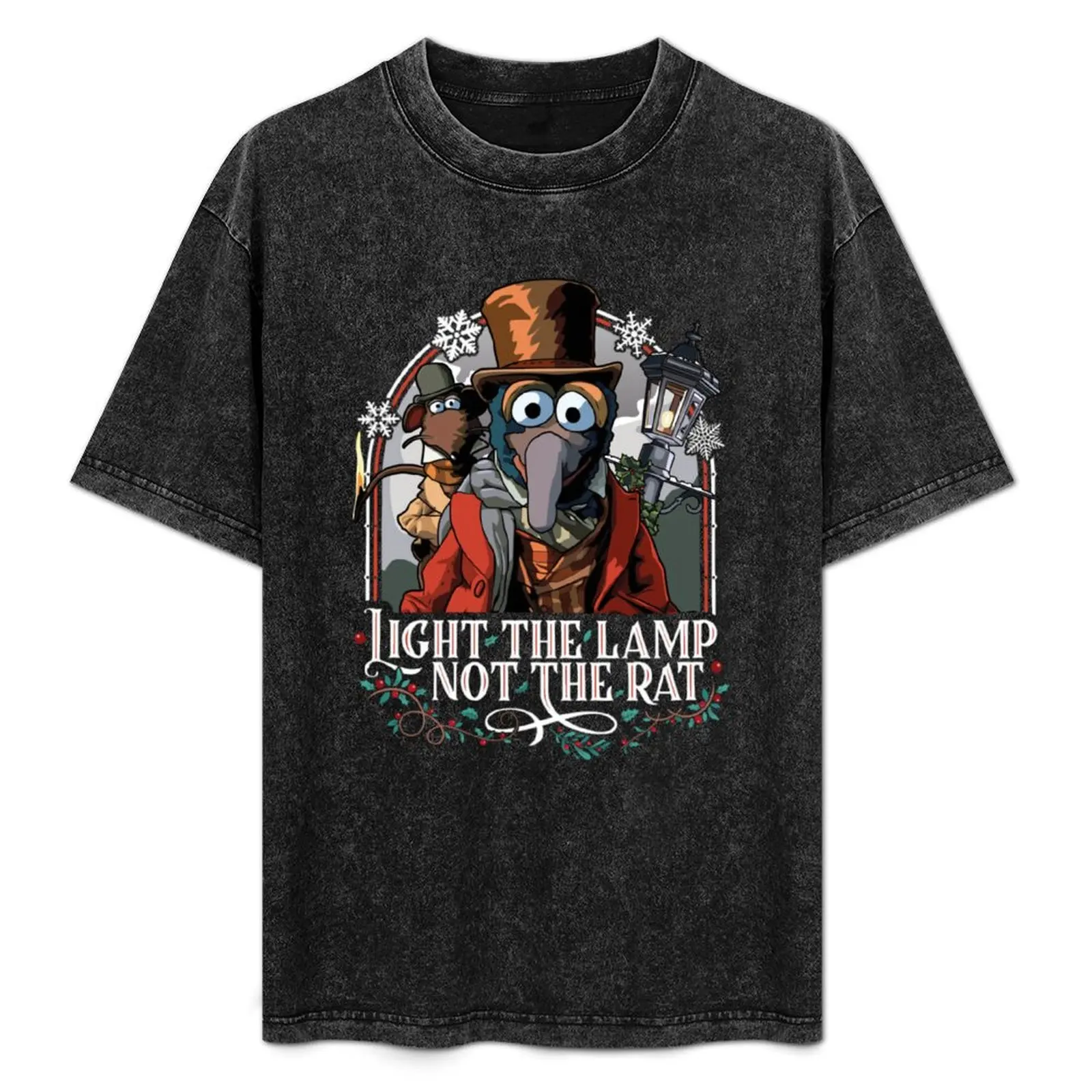 Muppet Christmas Carol - Gonzo & Rizzo T-Shirt Simple Solid Color Crew Neck Tee
Muppet Christmas Carol - Gonzo & Rizzo T-Shirt Simple Solid Color Crew Neck Tee