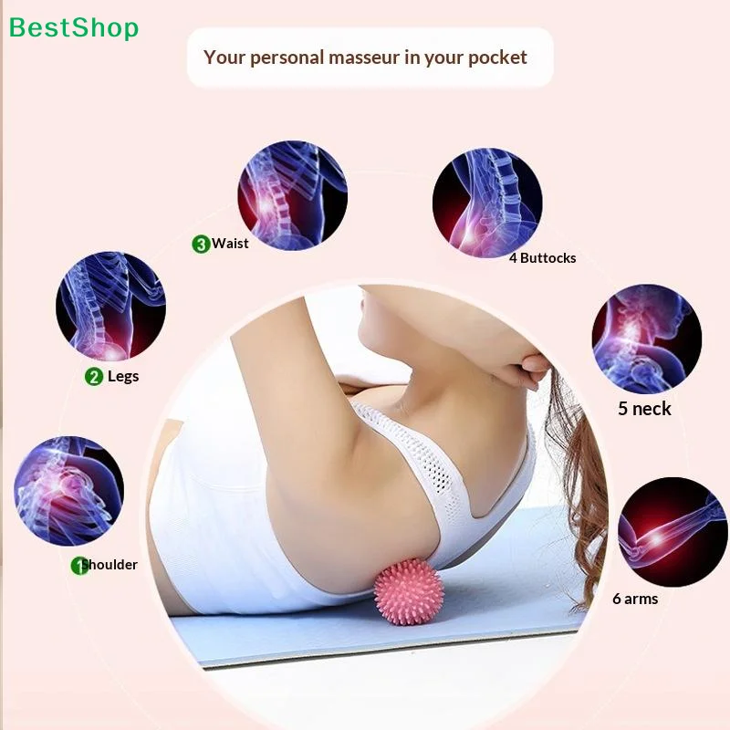 Foot Massage Ball With Spikes Pilates For Feet Yoga Sports Fitness Muscle Relaxation Massage Ball Plantar Fasciitis Therapy Ball
Foot Massage Ball With Spikes Pilates For Feet Yoga Sports Fitness Muscle Relaxation Massage Ball Plantar Fasciitis Therapy Ball