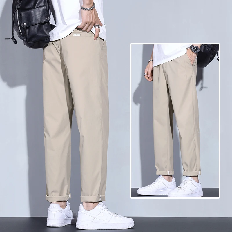 Loose Summer Thin Ice Silk Casual Pants Straight Trendy Versatile Business Sports Long Pants For Men
Loose Summer Thin Ice Silk Casual Pants Straight Trendy Versatile Business Sports Long Pants For Men