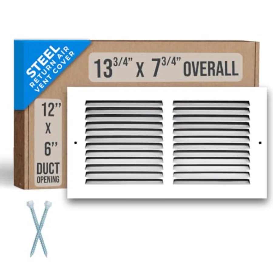 Fi 12x6 Duct Opening teel Return Air Grille by Handua Vent Cover Grill for ide and Ceiling White HVAC Cold Air Intake Grille Or
Fi 12x6 Duct Opening teel Return Air Grille by Handua Vent Cover Grill for ide and Ceiling White HVAC Cold Air Intake Grille Or