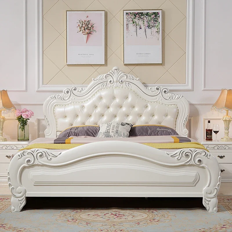 Nordic Wedding Design Bed Frame Modern High End Quality Create Minimalist Bed Master Bedroom White Hotel Muebles Beds Furniture
Nordic Wedding Design Bed Frame Modern High End Quality Create Minimalist Bed Master Bedroom White Hotel Muebles Beds Furniture