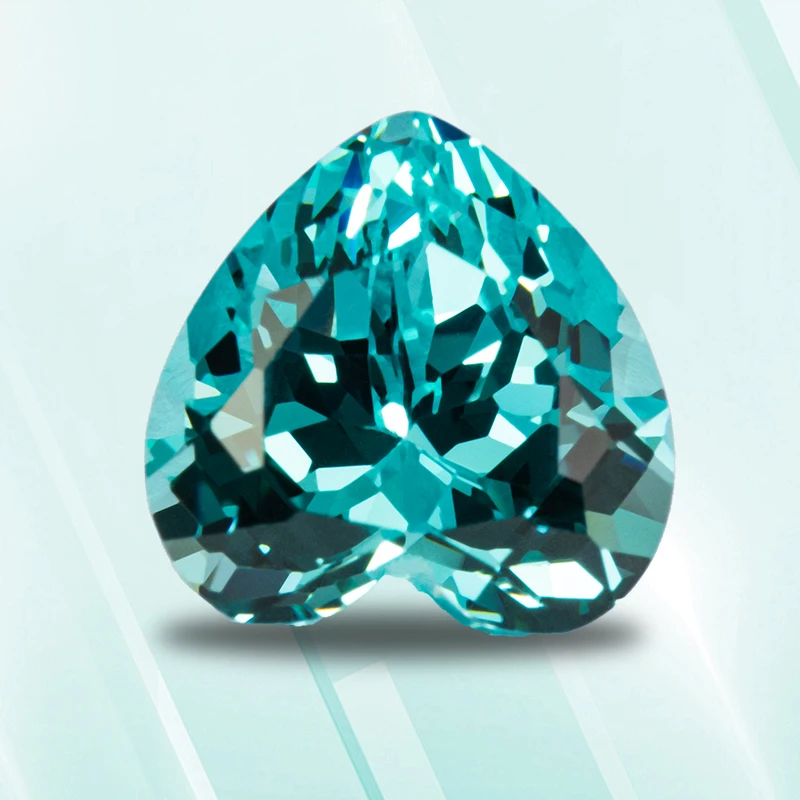 Lab Grown Paraiba VVS1 Heart Shape Stone For Charms Diy Jewelry Making Pendant Earrings Materials Selectable AGL Certificate
Lab Grown Paraiba VVS1 Heart Shape Stone For Charms Diy Jewelry Making Pendant Earrings Materials Selectable AGL Certificate