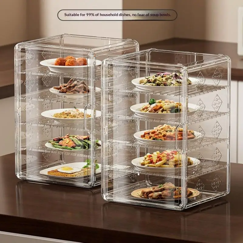 Household Thermal Insulation Vegetable Cover Multi-Layer Storage Rack For Meals