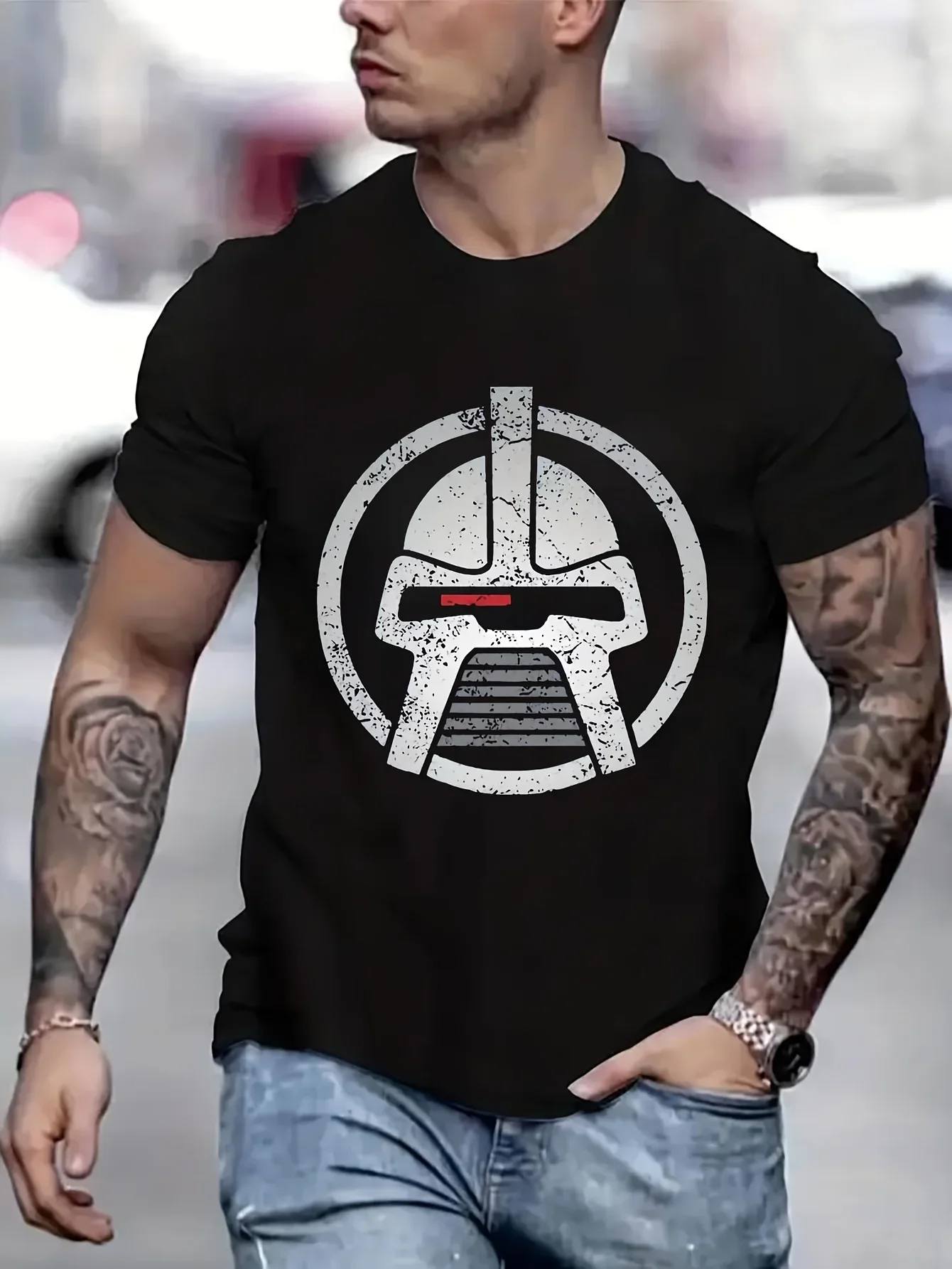 Cylon Robot Battlestar Galactica Science Fiction Series Эстетическая одежда Негабаритная футболка для пар в стиле манга с принтом B5024133
Cylon Robot Battlestar Galactica Science Fiction Series Эстетическая одежда Негабаритная футболка для пар в стиле манга с принтом B5024133