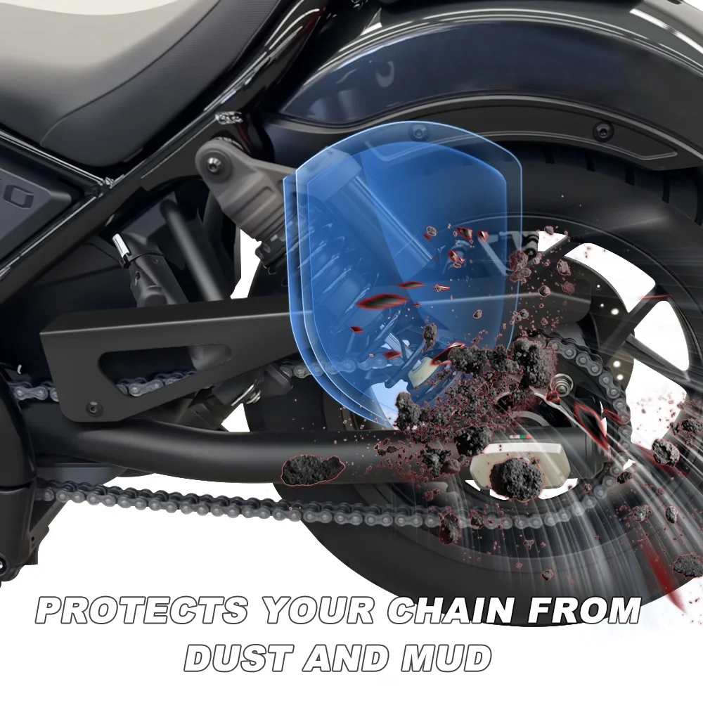 Защитный декоративный кожух цепи из алюминия для мотоциклов Honda CMX1100 / Rebel 1100 2021-2025
Защитный декоративный кожух цепи из алюминия для мотоциклов Honda CMX1100 / Rebel 1100 2021-2025