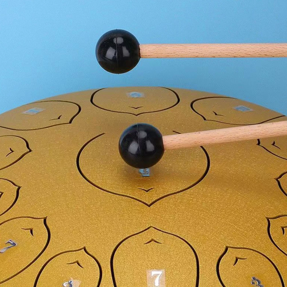 2pcs Steel Drum Mallets Hollow Design Rubber Tips Compact Portable Wood Handle Percussion Accessories for Marimba Xylophone
2pcs Steel Drum Mallets Hollow Design Rubber Tips Compact Portable Wood Handle Percussion Accessories for Marimba Xylophone