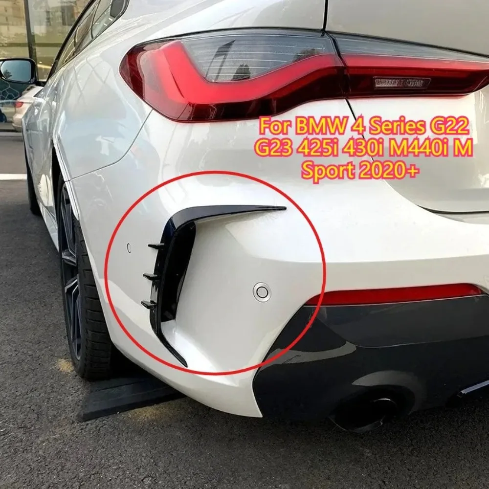 For BMW 4 Series G22 G23 425i 430i M440i M Sport 2020+ Rear Bumper Splitter Spoiler Air Vent Cover Spoiler Black Body Kits
For BMW 4 Series G22 G23 425i 430i M440i M Sport 2020+ Rear Bumper Splitter Spoiler Air Vent Cover Spoiler Black Body Kits