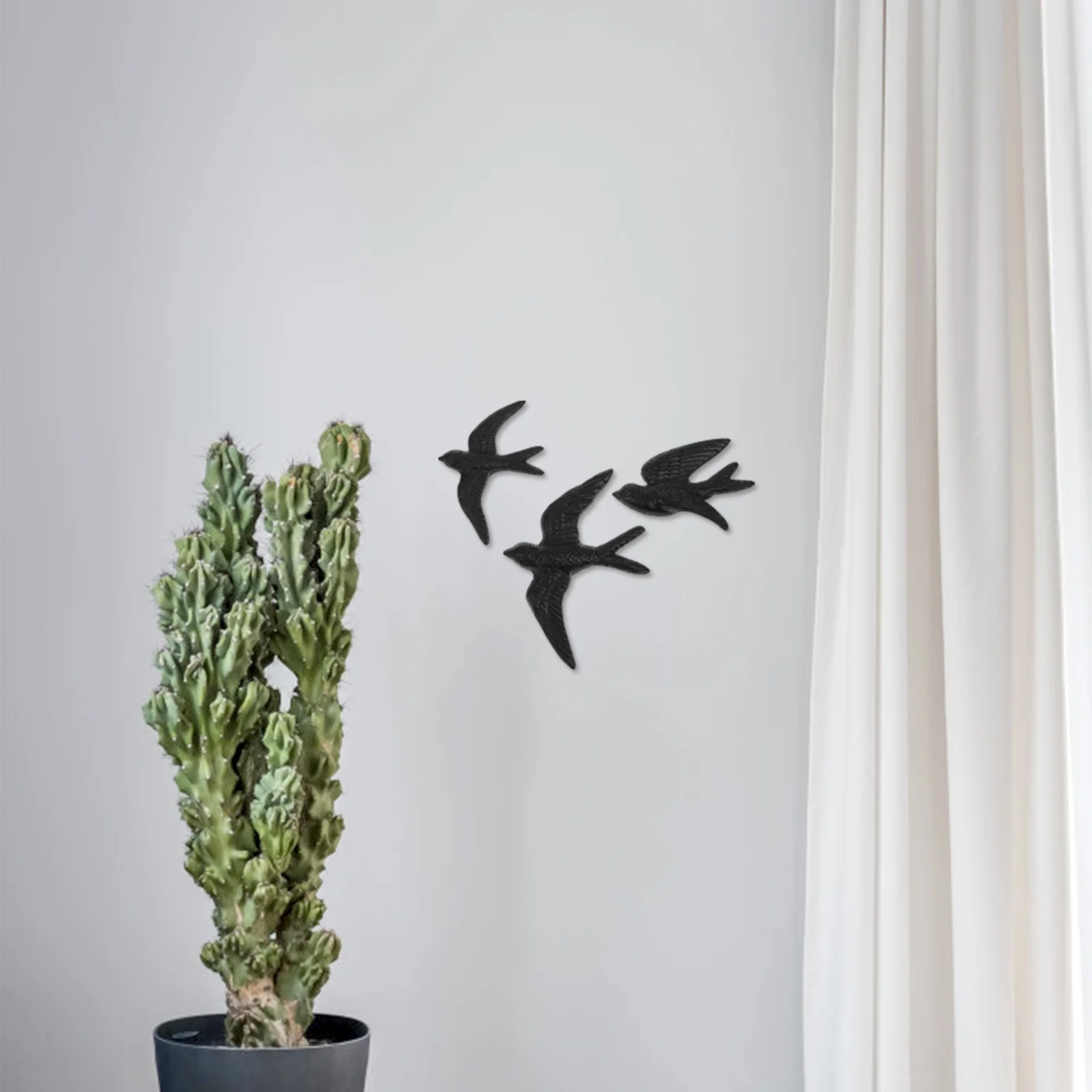 3Pcs 3D Bird Wall Sculpture Cast Iron Metal Decor for Living Room Hallway Hotel Garden Wall Mount Art Piece Outdoor Bird Decor
3Pcs 3D Bird Wall Sculpture Cast Iron Metal Decor for Living Room Hallway Hotel Garden Wall Mount Art Piece Outdoor Bird Decor