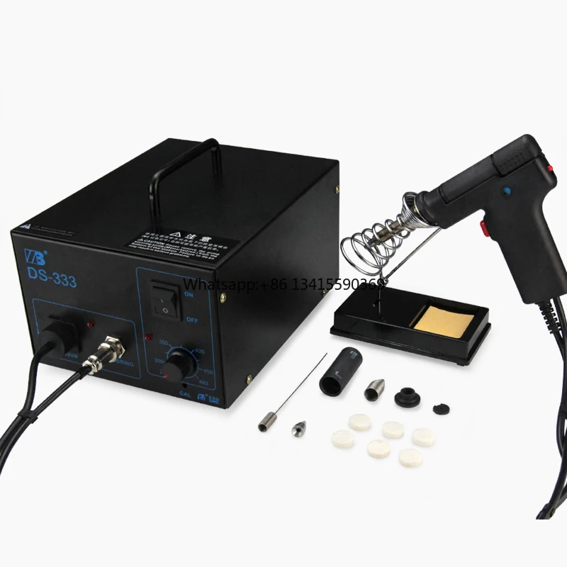 120W High-Power Electric Solder Sucker Strong Desoldering Station 2 in 1 Multi Function Adjustable BGA Rework Soldering Station
120W High-Power Electric Solder Sucker Strong Desoldering Station 2 in 1 Multi Function Adjustable BGA Rework Soldering Station