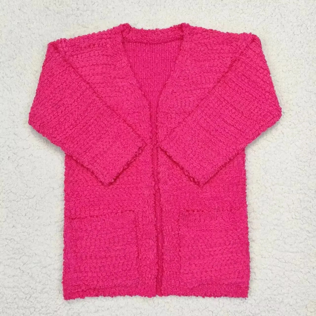 Wholesale Baby Girls Long Sleeves Clothes Coat Kids Hot Pink Woolen Children Toddler Sweater Cardigan Fall Winter Clothing
Wholesale Baby Girls Long Sleeves Clothes Coat Kids Hot Pink Woolen Children Toddler Sweater Cardigan Fall Winter Clothing