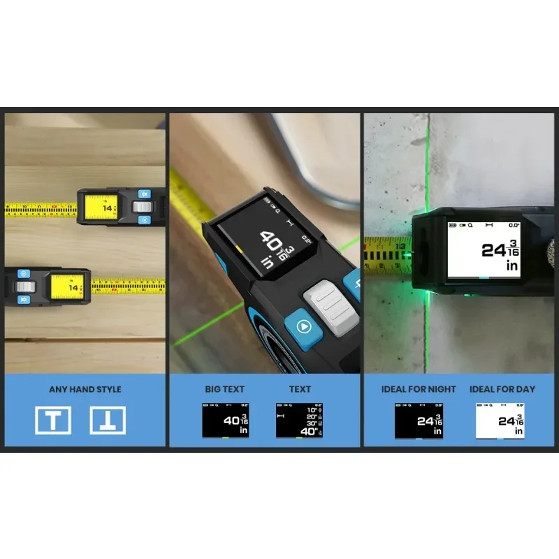 Electronic Ruler Digital Wheel Ruler Range Finder 100m Lcd Display High Accuracy Handheld Length Measure Gage Tool Set
Electronic Ruler Digital Wheel Ruler Range Finder 100m Lcd Display High Accuracy Handheld Length Measure Gage Tool Set
