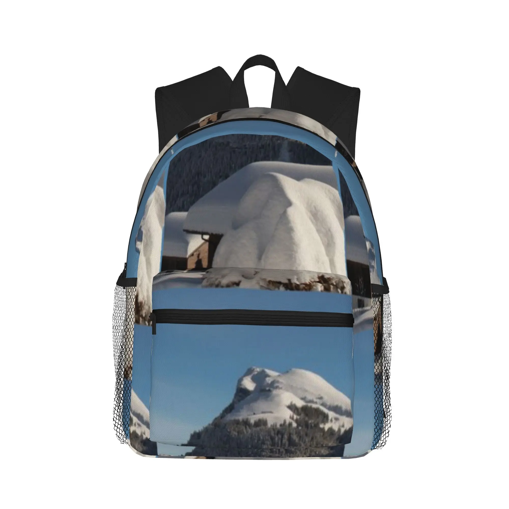 Magical Snow Day in Switzerland Casual Backpack for Students and Adults Female bags
Magical Snow Day in Switzerland Casual Backpack for Students and Adults Female bags