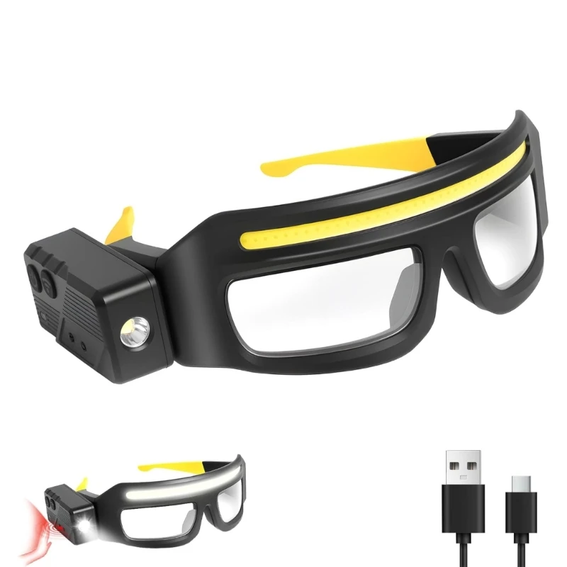 Handsfree LED Safety Glasses With Motion Sensors And Touch Control 448A
Handsfree LED Safety Glasses With Motion Sensors And Touch Control 448A
