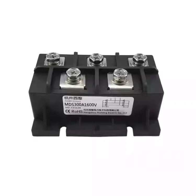 Компактный трехфазный выпрямительный мостовой модуль MDS300A 1600В 300А MDS300-16 Hangzhou XiZheng
Компактный трехфазный выпрямительный мостовой модуль MDS300A 1600В 300А MDS300-16 Hangzhou XiZheng