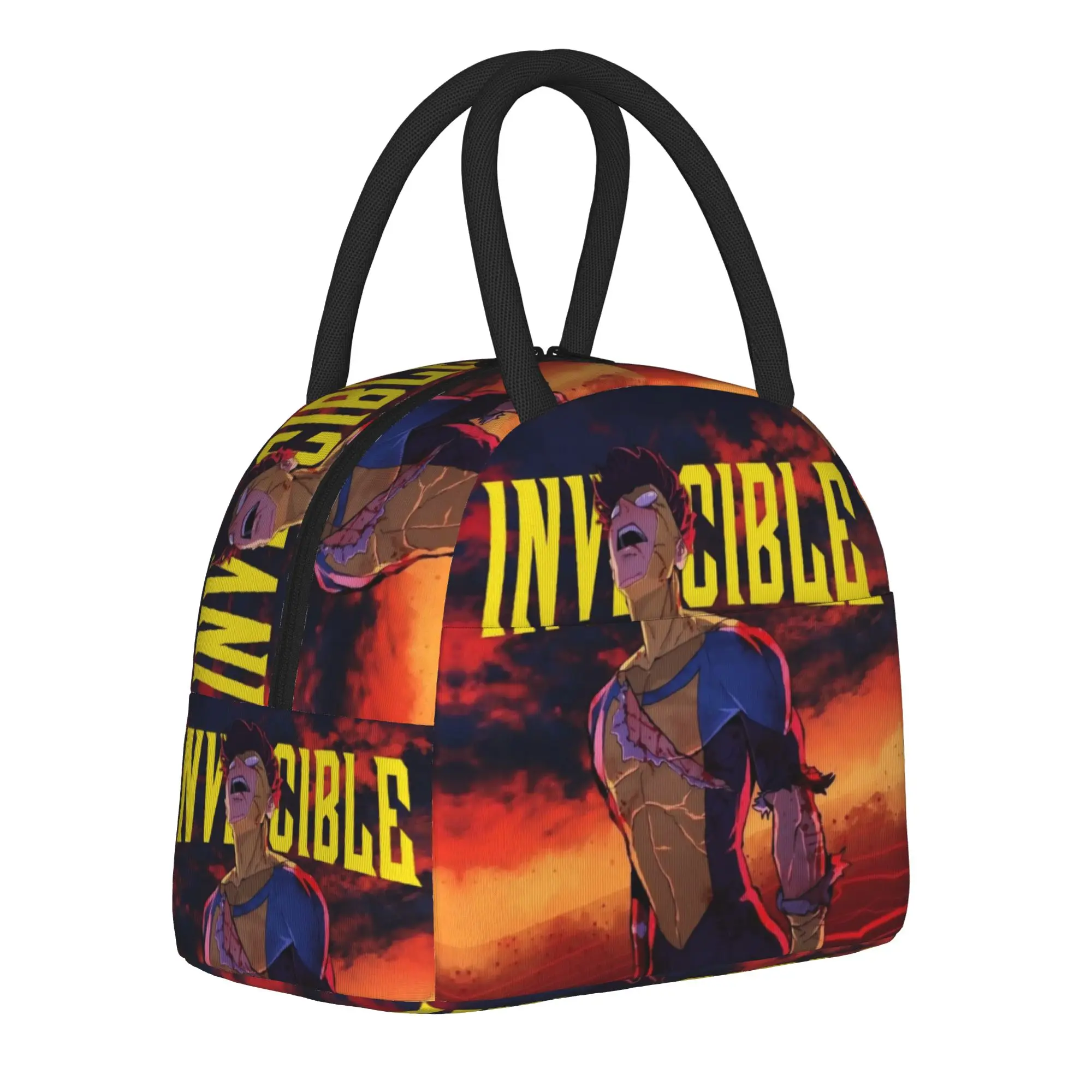 Invincibles Comic Insulated Lunch Bag for Men Women Food Bag Reusable Thermal Cooler Lunch Boxes For Work
Invincibles Comic Insulated Lunch Bag for Men Women Food Bag Reusable Thermal Cooler Lunch Boxes For Work