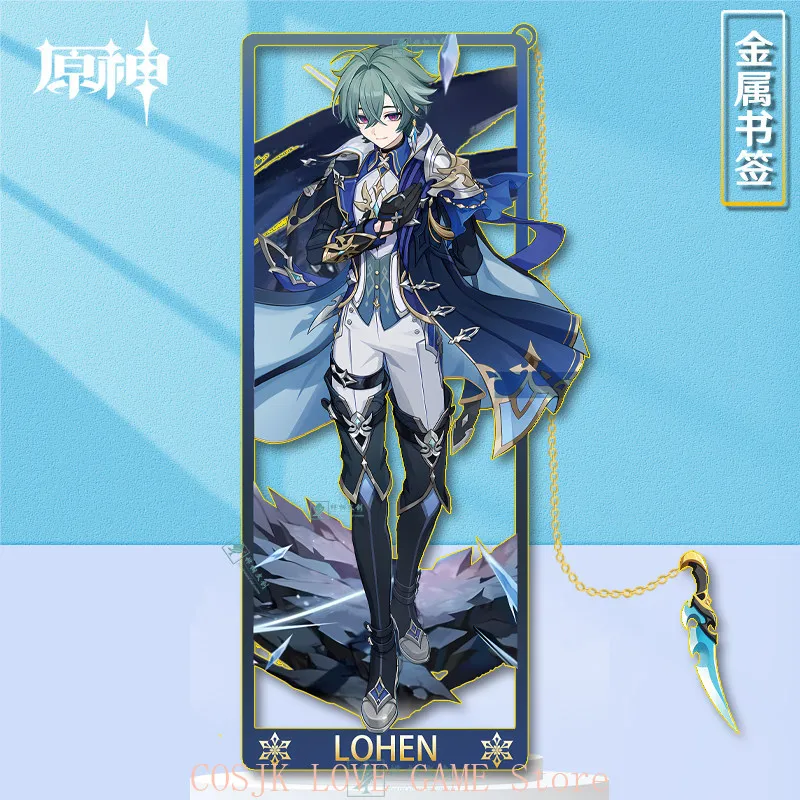 Game Genshin Impact Lohen Cosplay Game Metal Bookmarks Souvenir Hollow Out Pendant Decor Collection Halloween Birthday Gift
Game Genshin Impact Lohen Cosplay Game Metal Bookmarks Souvenir Hollow Out Pendant Decor Collection Halloween Birthday Gift