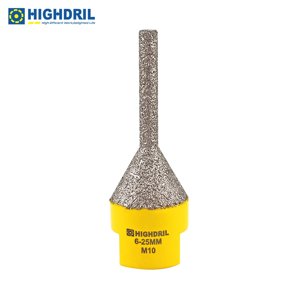 HIGHDRIL 1pc M10 Diamond Milling Bits Wet Exist Holes Milling Cutter For Porcelain Ceramic Marble Granite Grit50/60 Finger Bits
HIGHDRIL 1pc M10 Diamond Milling Bits Wet Exist Holes Milling Cutter For Porcelain Ceramic Marble Granite Grit50/60 Finger Bits