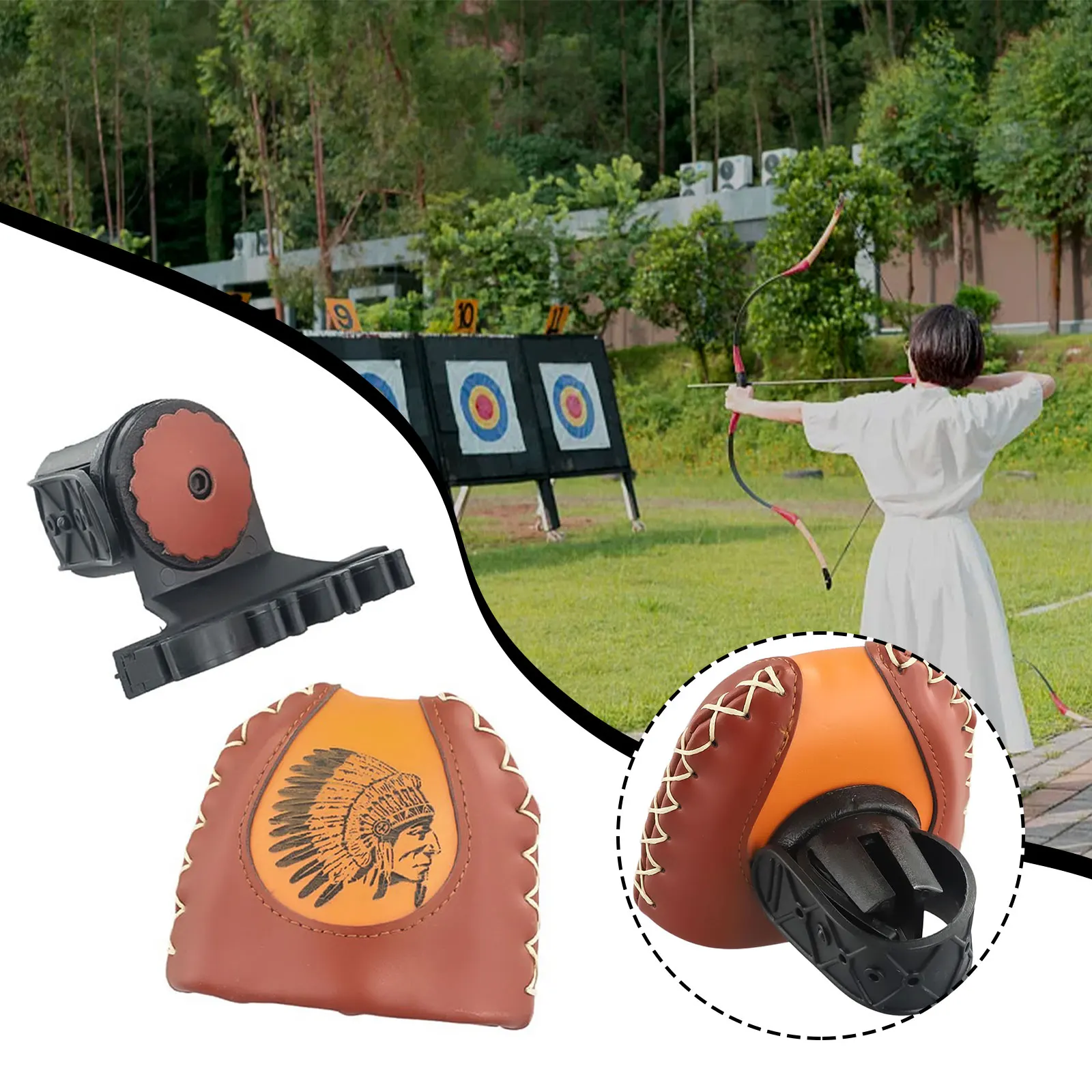 Leather Strap On Arrow Quiver for Use with Recurve Bow and Longbow Featuring Lightweight Secure Fit without Slippage or Noise
Leather Strap On Arrow Quiver for Use with Recurve Bow and Longbow Featuring Lightweight Secure Fit without Slippage or Noise