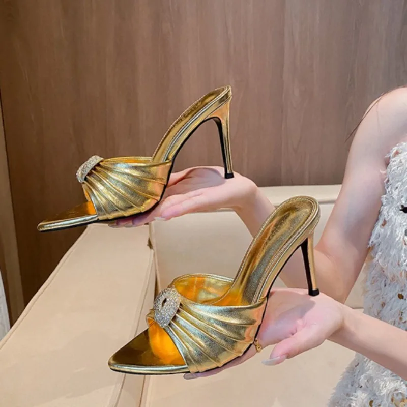 Fashion Designer Womens Shoes Exquisite Rhinestone High Heeled Sandals for Woman Luxury Banquet Wedding Shoes Sandalias De Mujer
Fashion Designer Womens Shoes Exquisite Rhinestone High Heeled Sandals for Woman Luxury Banquet Wedding Shoes Sandalias De Mujer