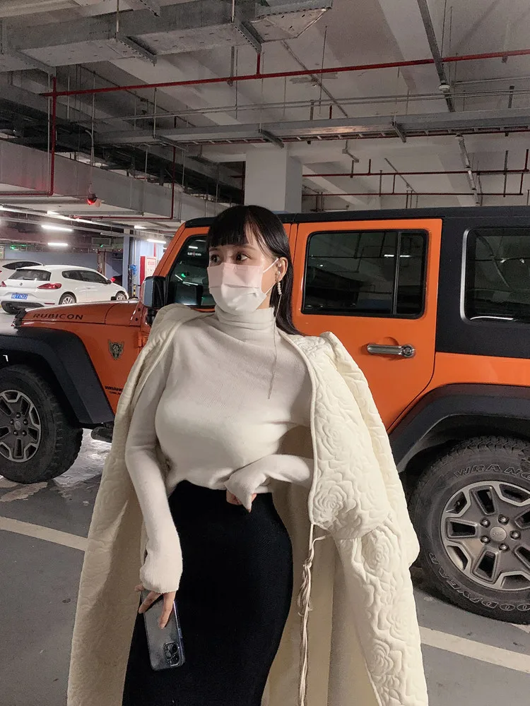 Madman M Soft Cozy High Ne Knitted Sweater Women's Base Layer irt Autumn Winter New Sle Slim Fit Inner Wear
Madman M Soft Cozy High Ne Knitted Sweater Women's Base Layer irt Autumn Winter New Sle Slim Fit Inner Wear