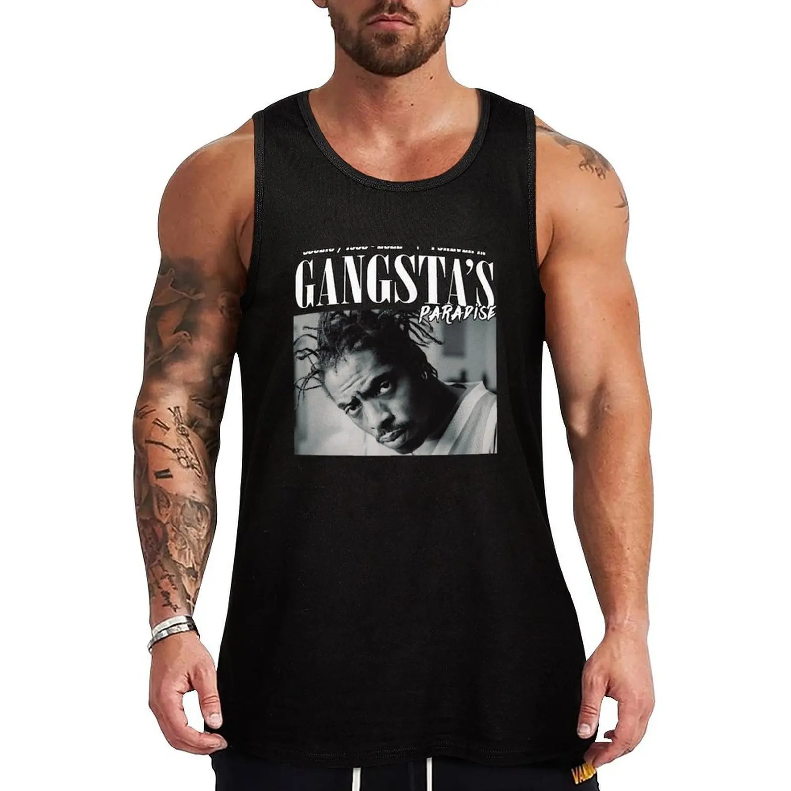 Coolio Tribute - Forever in Gangsta's Paradise Tank Top Durable Tank Top Wrinkle Resistant Casual Sleeveless
Coolio Tribute - Forever in Gangsta's Paradise Tank Top Durable Tank Top Wrinkle Resistant Casual Sleeveless