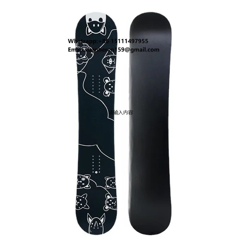 Professional Level Snowboard with Flat Pattern and Eight Figure Carving
Professional Level Snowboard with Flat Pattern and Eight Figure Carving