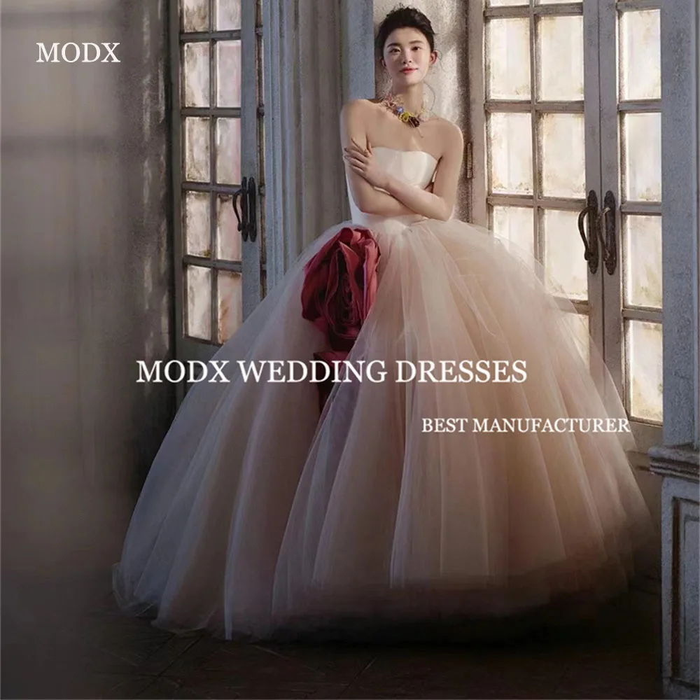 MODX Simple Princess Puff Tulle Wedding Dresses Retro Sweet Korean Photo shoot Corset Back Bridal Gowns Custom Made Vestidos
MODX Simple Princess Puff Tulle Wedding Dresses Retro Sweet Korean Photo shoot Corset Back Bridal Gowns Custom Made Vestidos