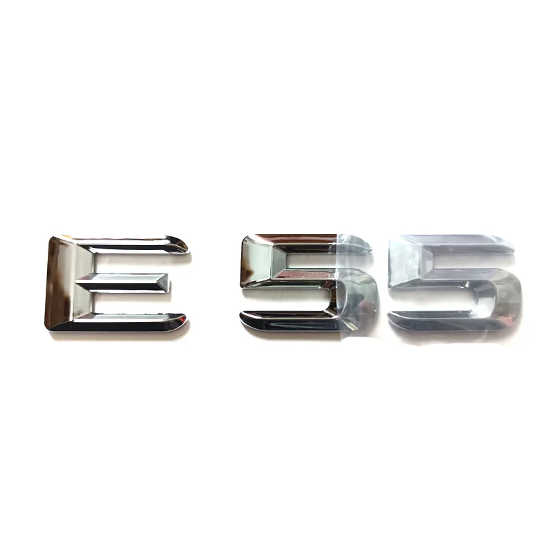 Chrome Shiny Silver ABS Car Trunk Rear Number Letters Words Badge Emblem Decal Sticker for E55
Chrome Shiny Silver ABS Car Trunk Rear Number Letters Words Badge Emblem Decal Sticker for E55