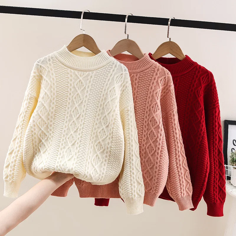 Girls Sweater Wool Coat Knitting 2022 Stylish Thicken Warm Winter Autumn Bottoming Shirt Children's Clothing
Girls Sweater Wool Coat Knitting 2022 Stylish Thicken Warm Winter Autumn Bottoming Shirt Children's Clothing