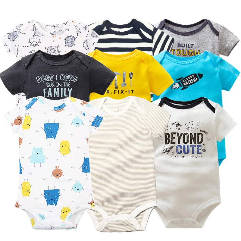 5pcs Newborn Baby Boy Clothes 3pcs Baby Bodysuit Cotton body Suits Short Sleeve Romper Clothing For Boys Costume Infant Jumpsuit
5pcs Newborn Baby Boy Clothes 3pcs Baby Bodysuit Cotton body Suits Short Sleeve Romper Clothing For Boys Costume Infant Jumpsuit