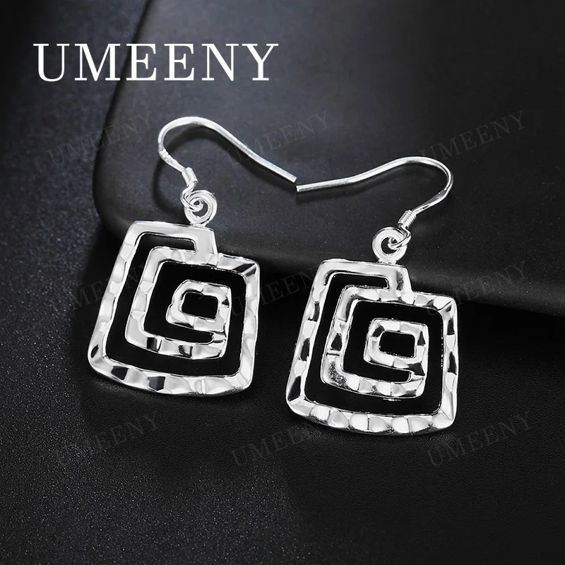 925 Sterling Silver 38mm Delicate Thread Square Earrings for Fashion Women Engagement Accessories Party Jewelry Gift
925 Sterling Silver 38mm Delicate Thread Square Earrings for Fashion Women Engagement Accessories Party Jewelry Gift