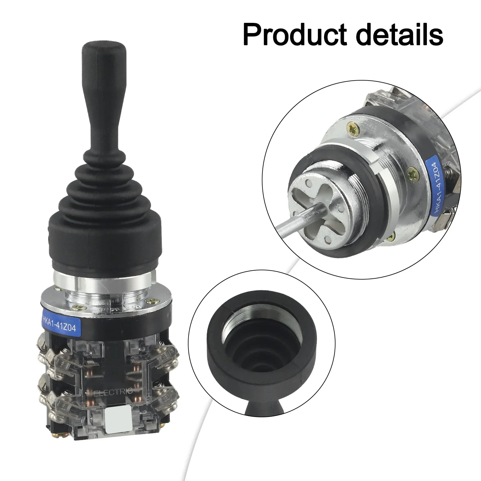 4NO Joystick Controller 4 Way Screw Clamps Terminals Easy Installation For HKA1-41Z04 30mm Mounting Hole Diameter
4NO Joystick Controller 4 Way Screw Clamps Terminals Easy Installation For HKA1-41Z04 30mm Mounting Hole Diameter